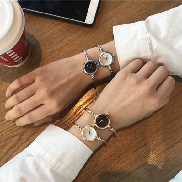 Jewelry - NEW 4 Styles Stainless Steel Quartz Bracelet Watch
